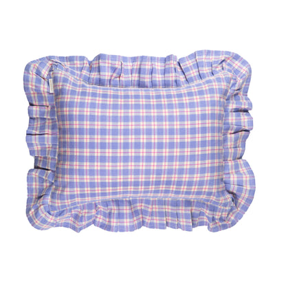 Sofia Plaid Periwinkle Pillows