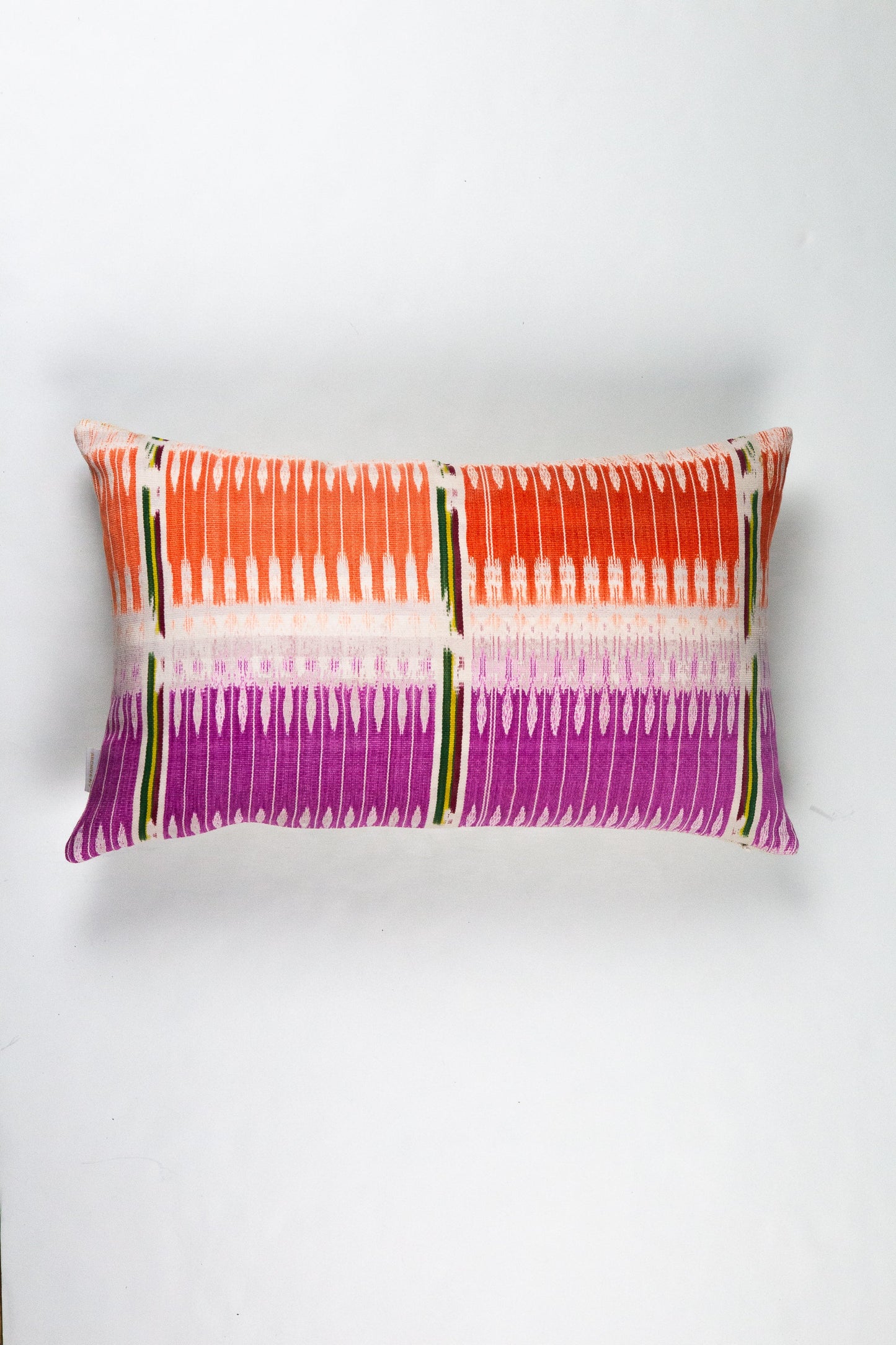 Archive New York Vintage Ikat Jaspe Dyed Pillow - 12" x 20"