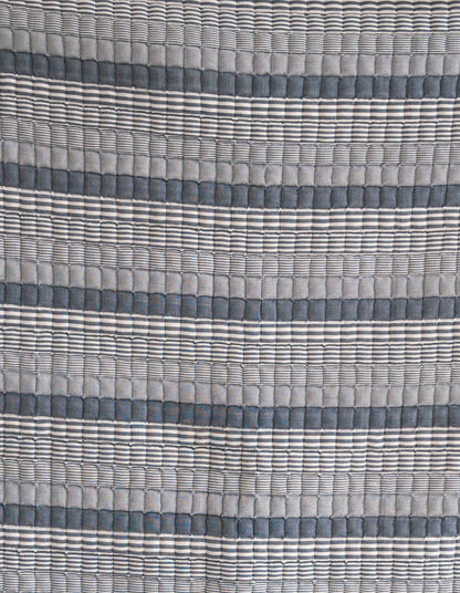 Blue Stripes Sujani Quilt