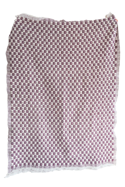 Purple Checkered Sujani Quilt