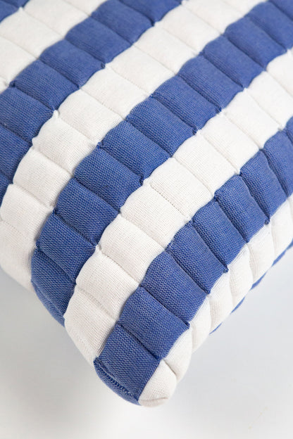 Sujani Striped Quilted Pillow