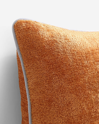 Cloud Silque Throw Pillow with Piping