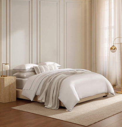 Lumière Luxe Sham Set with Piping