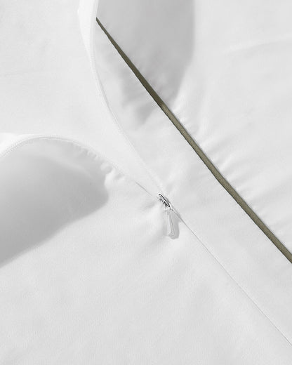 Bamboo Viscose Luxe Duvet Cover with Piping