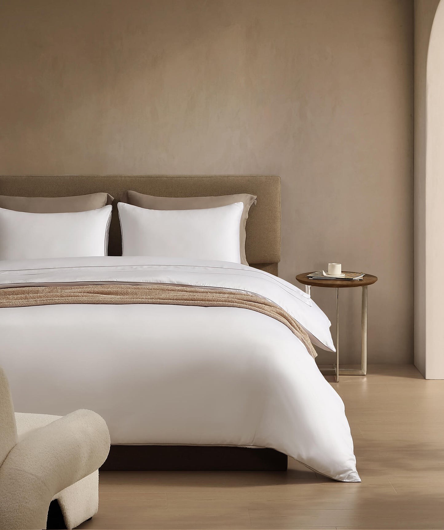 Lumière Luxe Sham Set with Piping