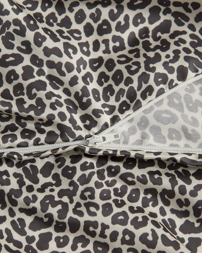 Silky Lyocell Leopard Print Duvet Cover | Last Chance