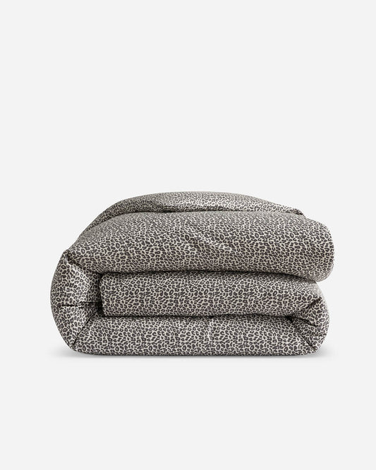 Silky Lyocell Leopard Print Duvet Cover | Last Chance