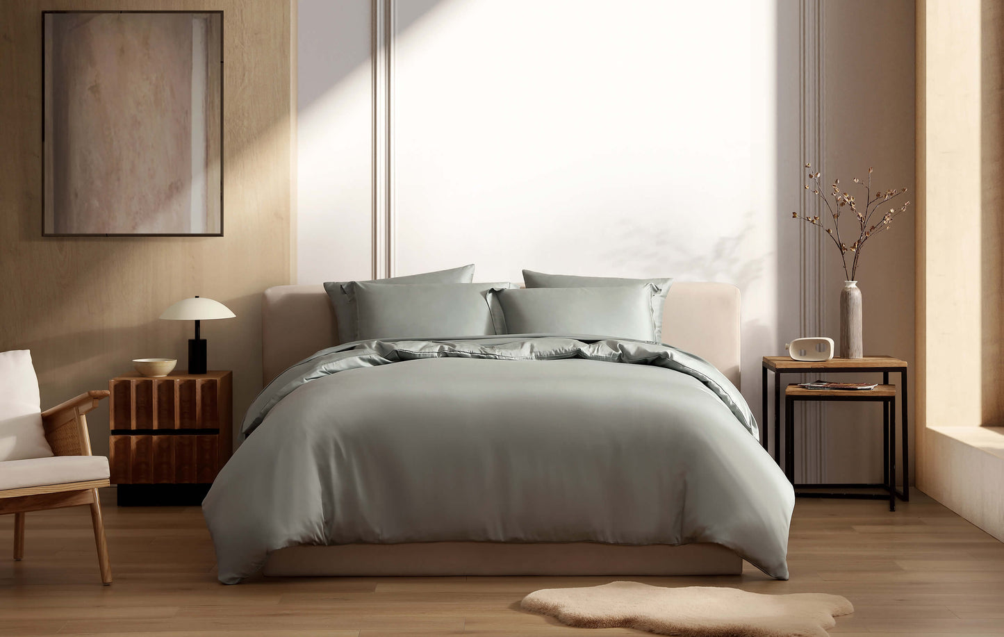 Silky Lyocell Sham Set