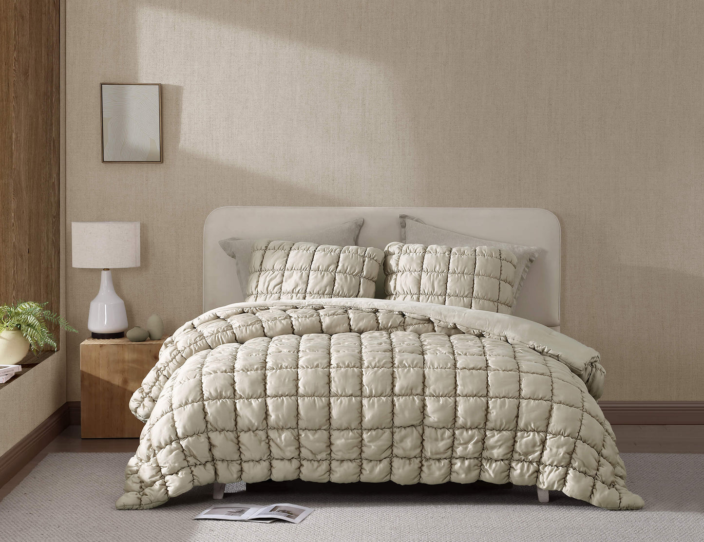 Silky Lyocell Puff Sham Set