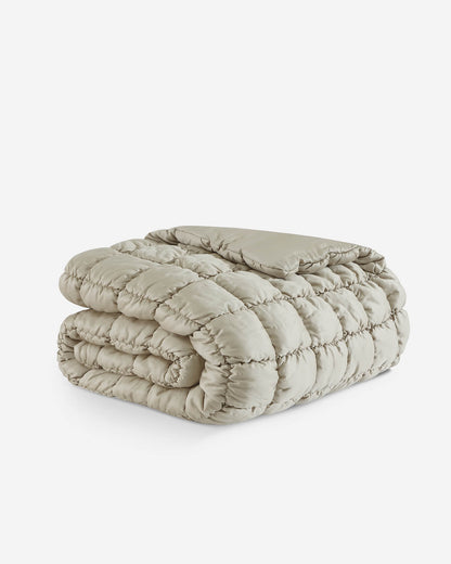 Silky Lyocell Puff Comforter Bundle