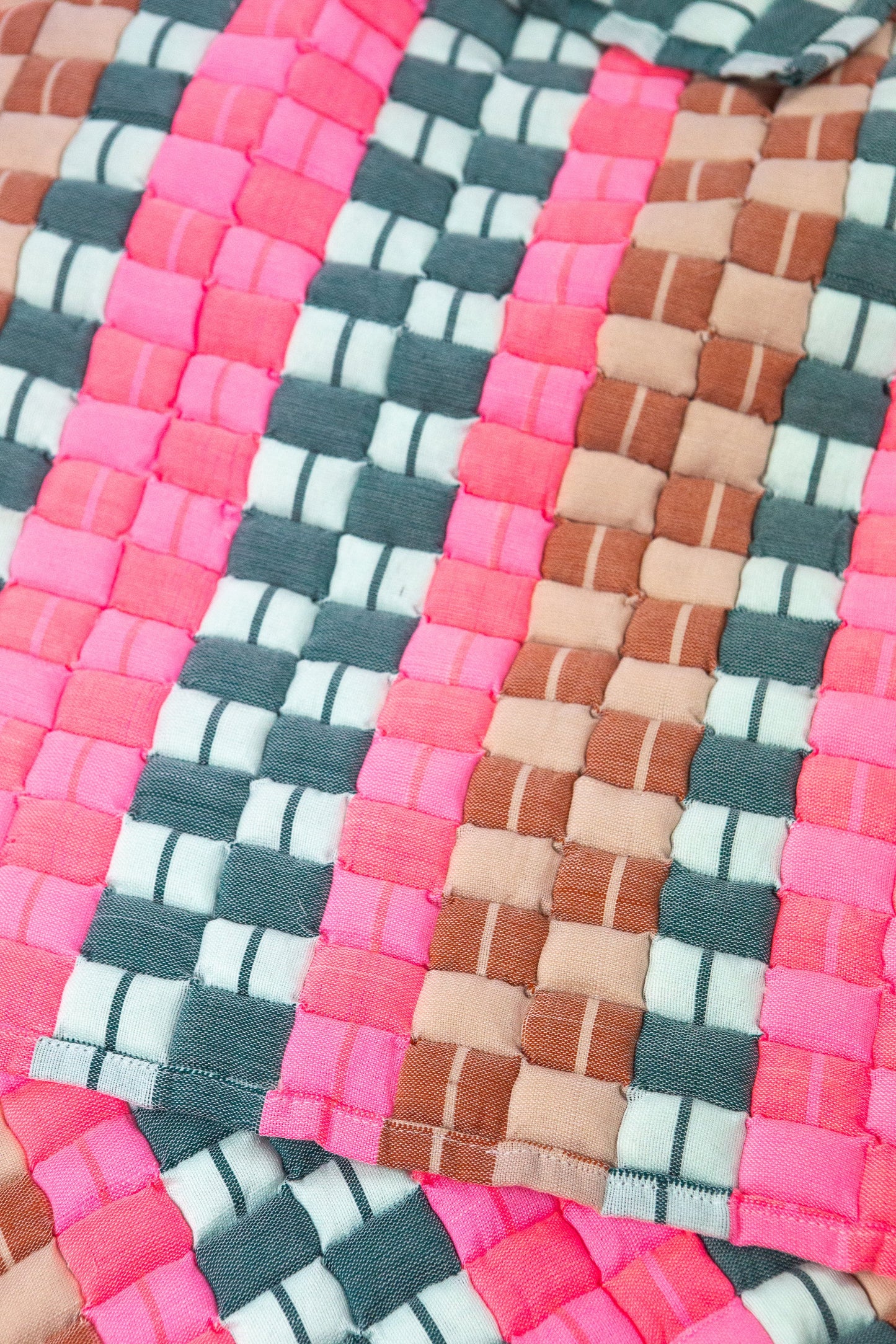 Quilted Sujani Throw Blanket - Multi