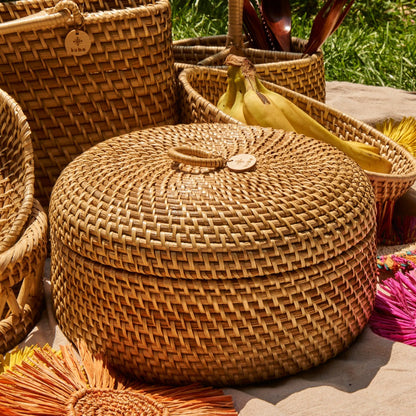 Rattan Storage Box