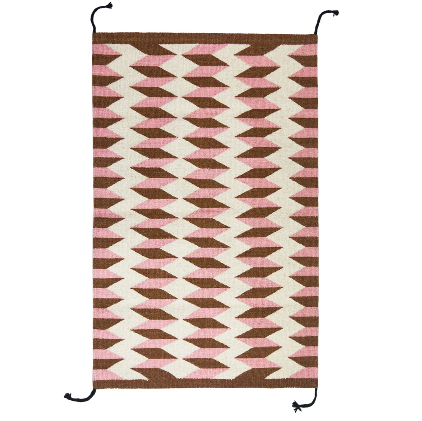 Teo Rug in Umber/Pink