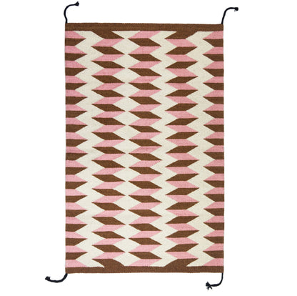 Teo Rug in Umber/Pink