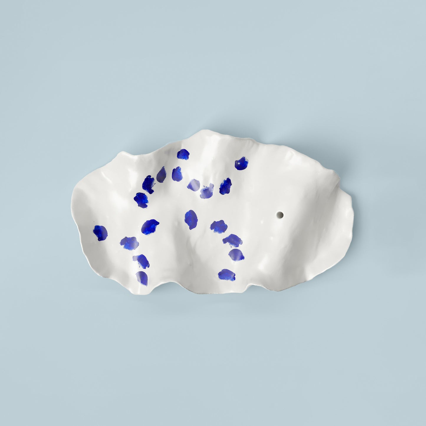 Tracey White and Blue Porcelain Incense Holder