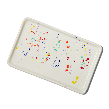 Serving Tray in Confetti