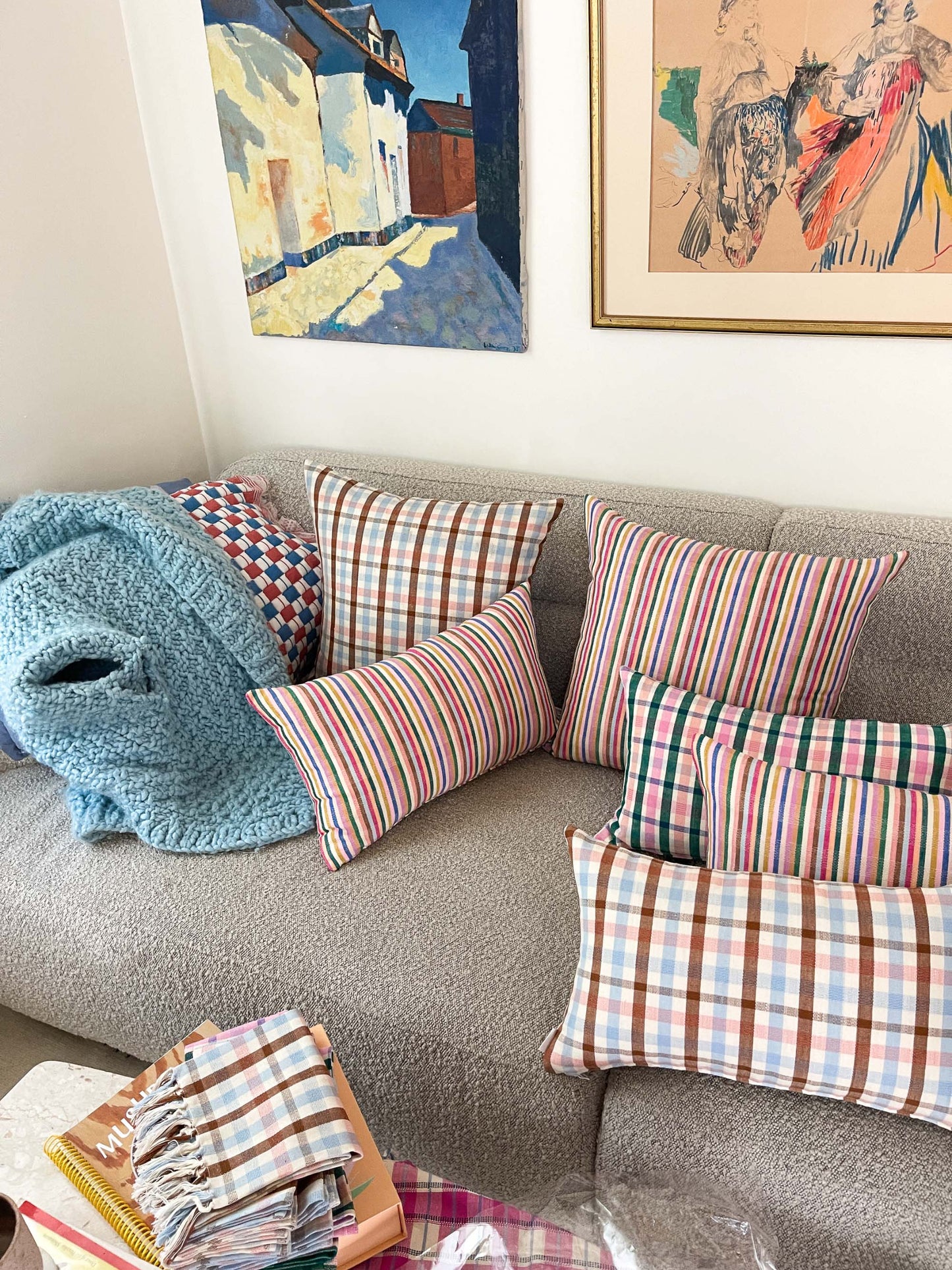 Louisa Plaid Pillows