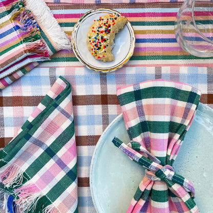 Lola Plaid Party Napkin