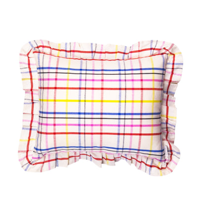 Vera Plaid Ruffle Pillows