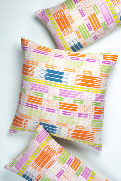 Vintage Esmeralda Ikat Pillow