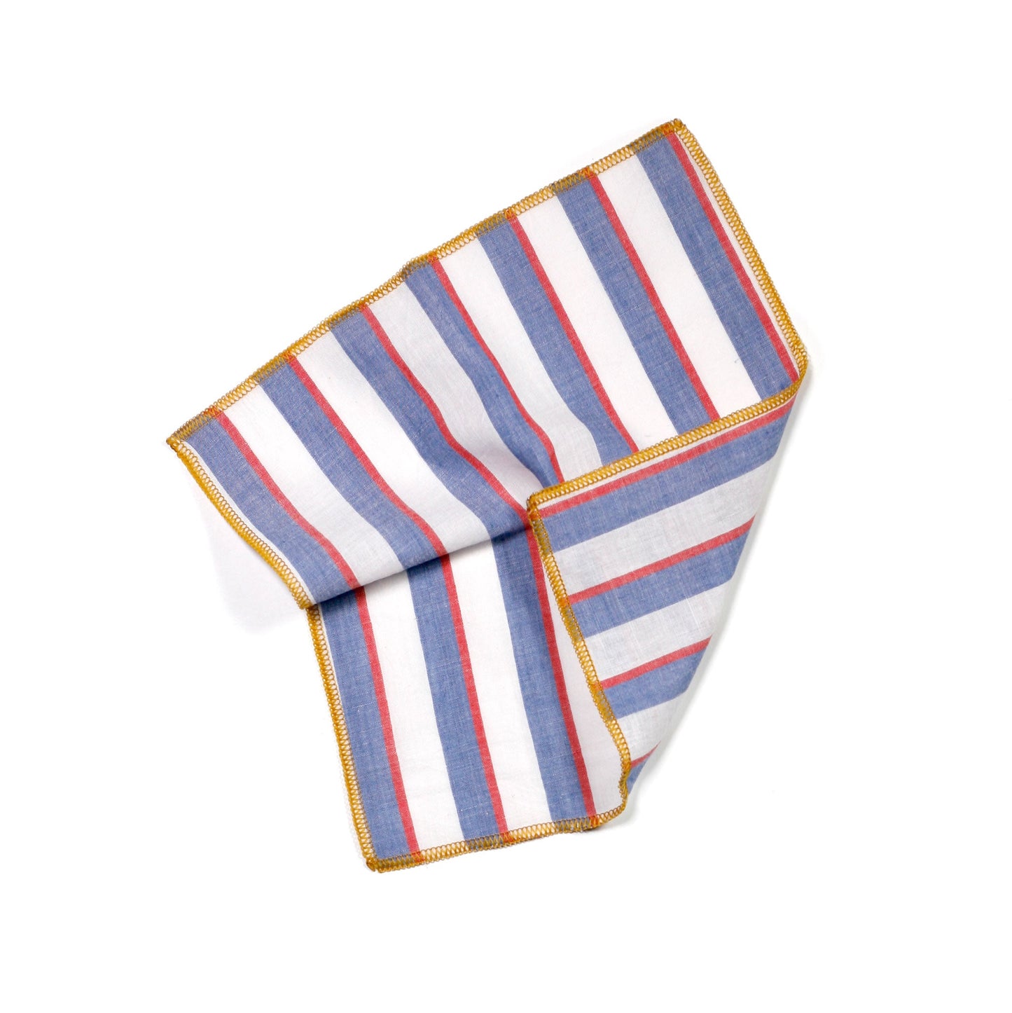 Mondrian Primary Colors Striped Cocktail Napkins, Set of 4