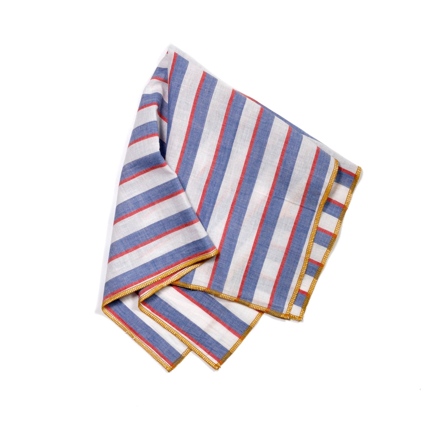 Mondrian Primary Colors Striped Dinner Napkins, Set of 2