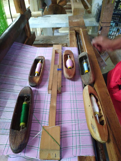 San Lucas Plaid White Kitchen Towel