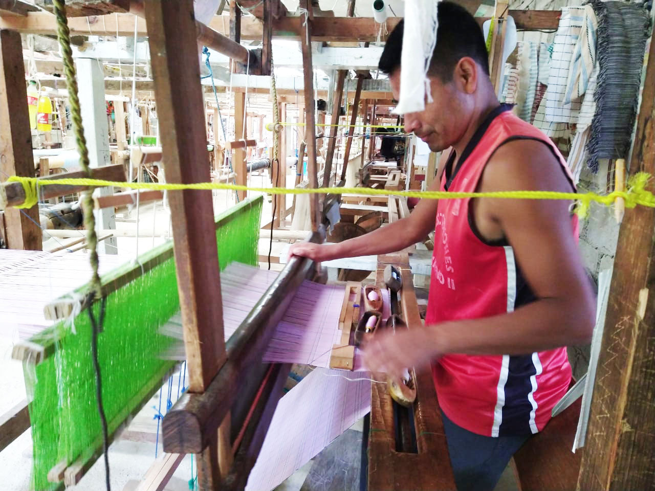 San Lucas Plaid White & Lilac Placemat