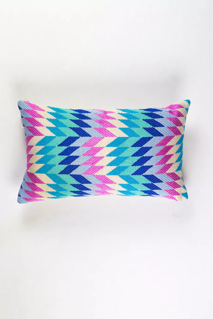 Almolonga Diamond Pillow - Blue Multi