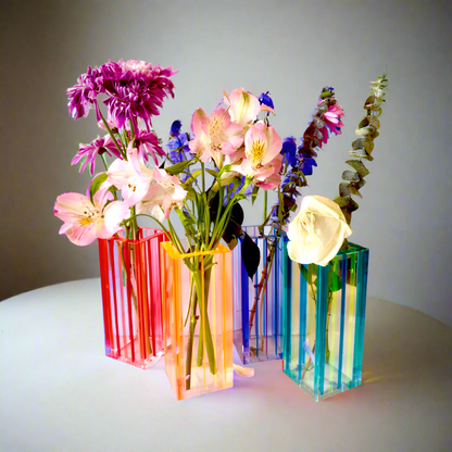 Canetti Colorful Bouquet Vase in Purple/Blue