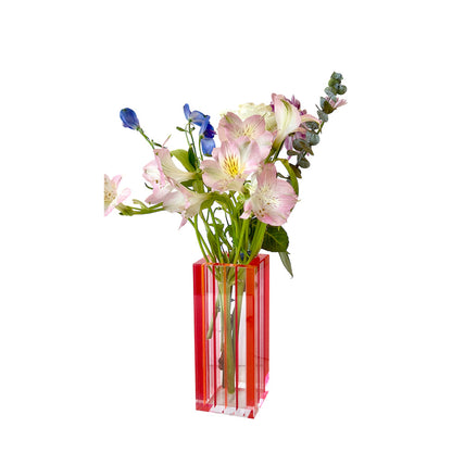 Canetti Colorful Bouquet Vase in Orange/Red