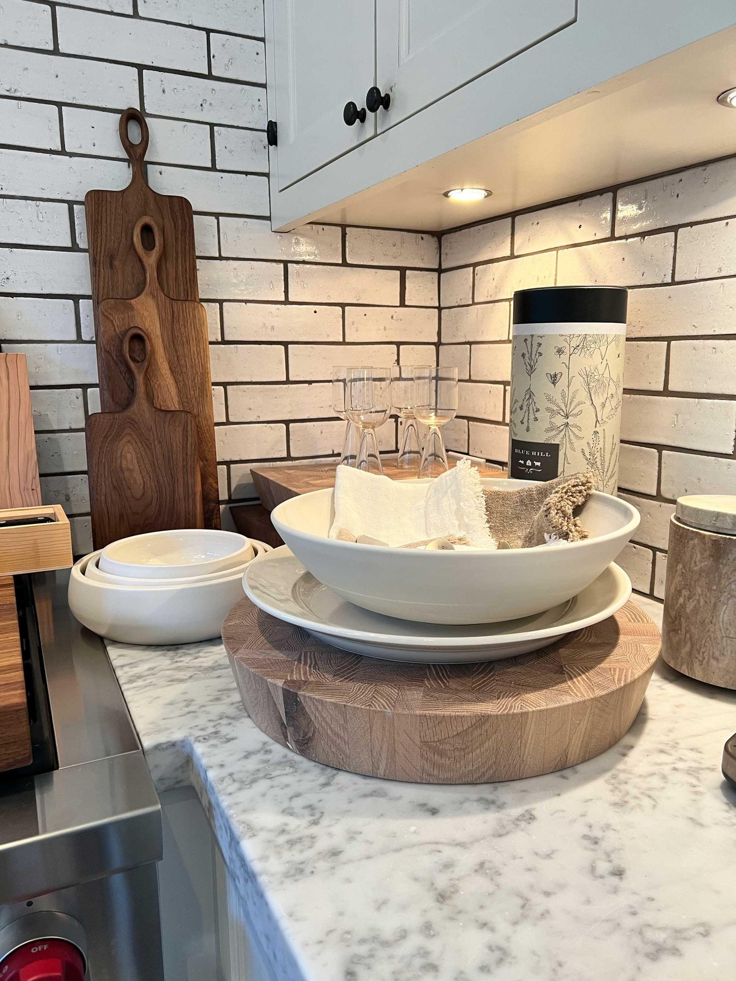 Classical Porcelain Dinner Plate by John Julian