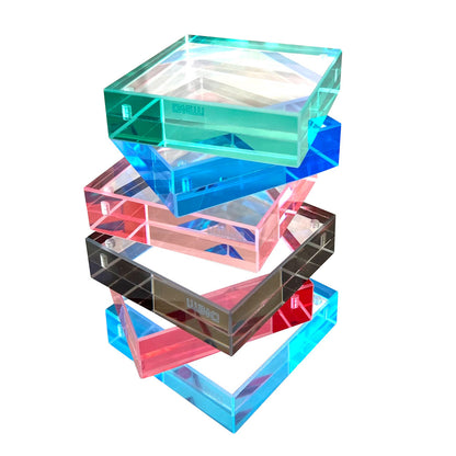 Color Edge Acrylic Magnet Frame in Aqua