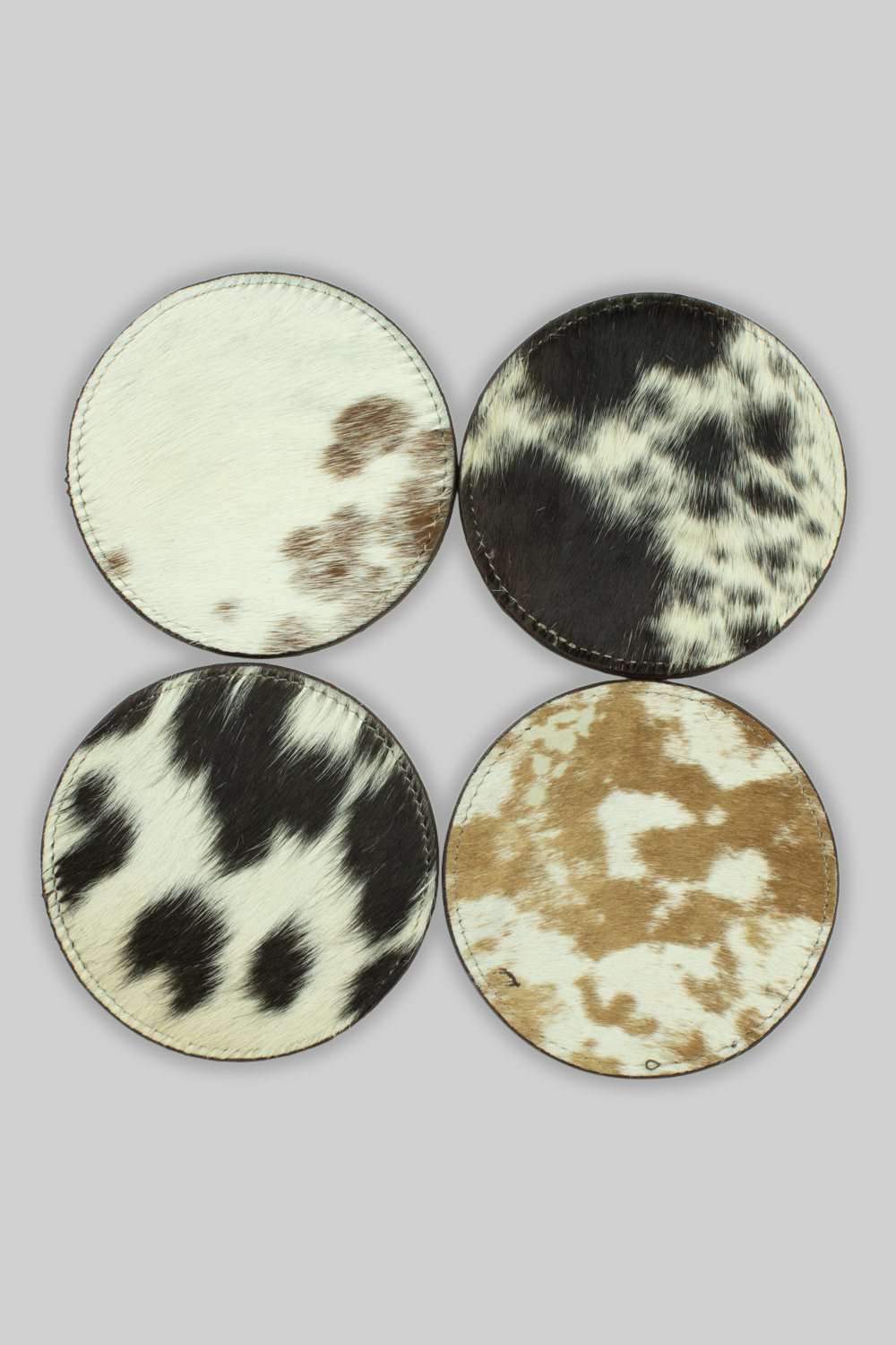 Cowhide Coasters Set of 4 - RES IPSA