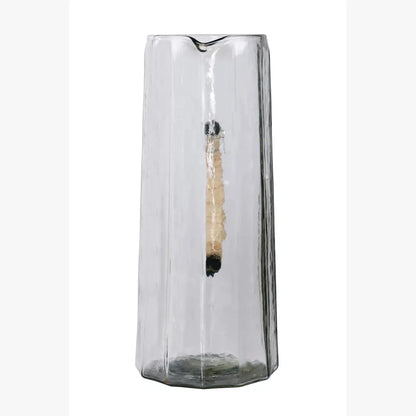 Hammered water pitcher, Natural -6.25 x 9.5 Inches