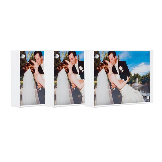 Frost Edge Magnet Frame - Set of 3 - 5" x 7"