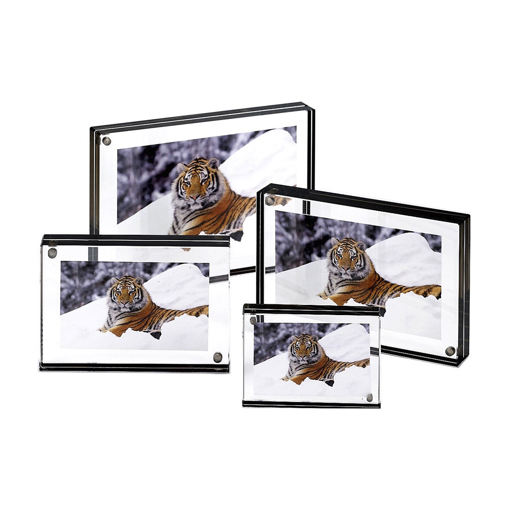 Color Edge Acrylic Magnet Frame in Graphite