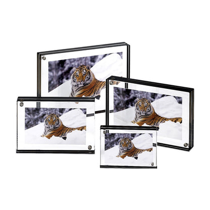 Color Edge Acrylic Magnet Frame in Graphite