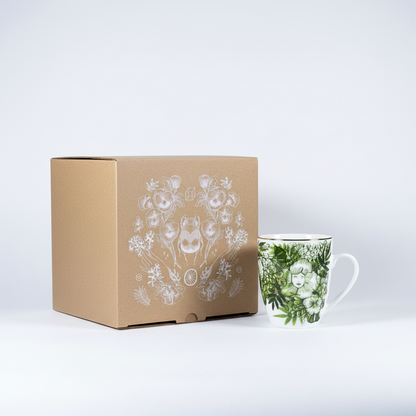 Voragine Porcelain Mug set of 2