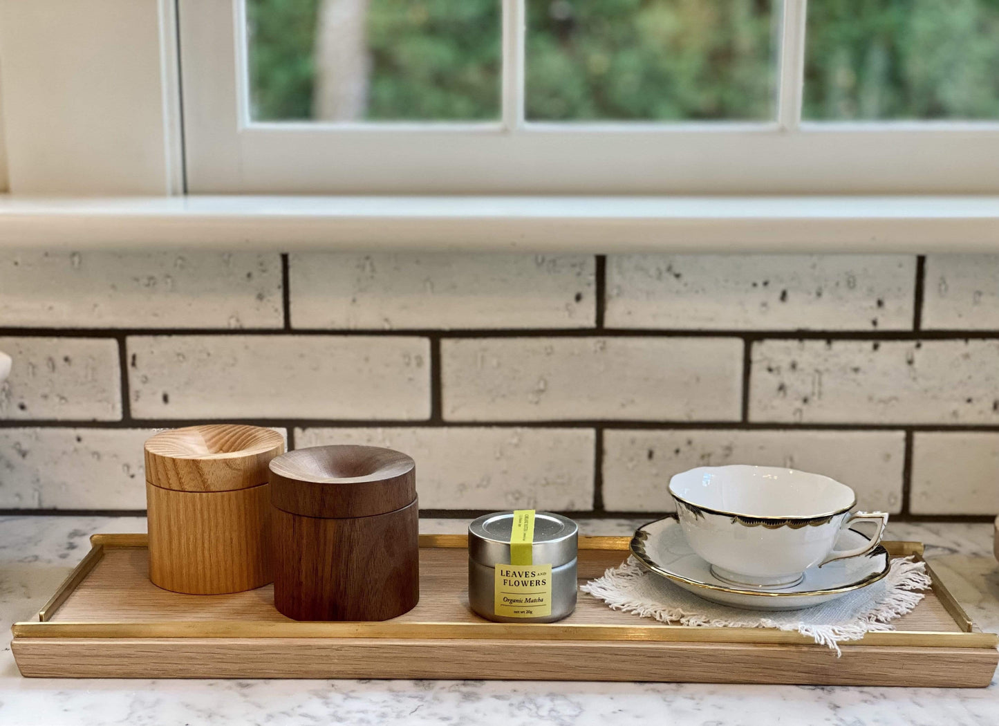 The Wooden Palate Harper Tray Medium in Walnut Kitchen Accessories New Misc. Tray / Oak / Ryan Silverman and Eileen O’Dea