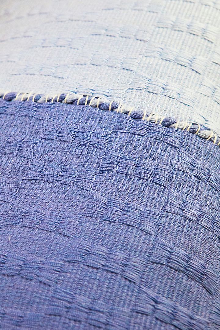 Antigua Pillow - Pink / Periwinkle Colorblocked