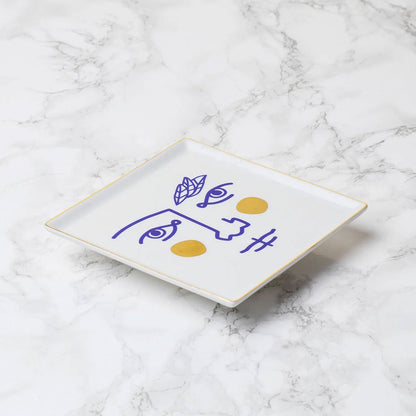 OCTAEVO Janus Warrior Ceramic Tray