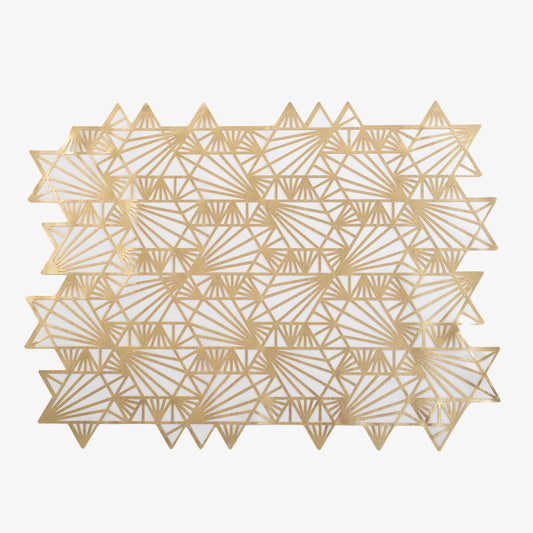 Challah Cover Magen David Gold