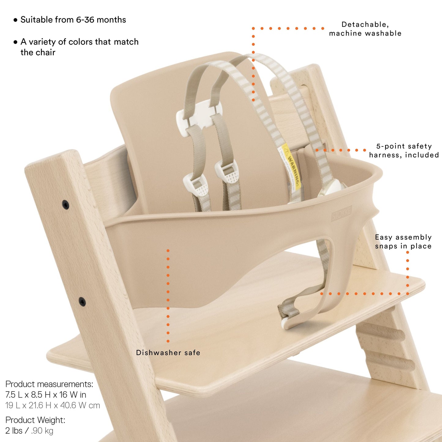 Tripp Trapp High Chair² - White