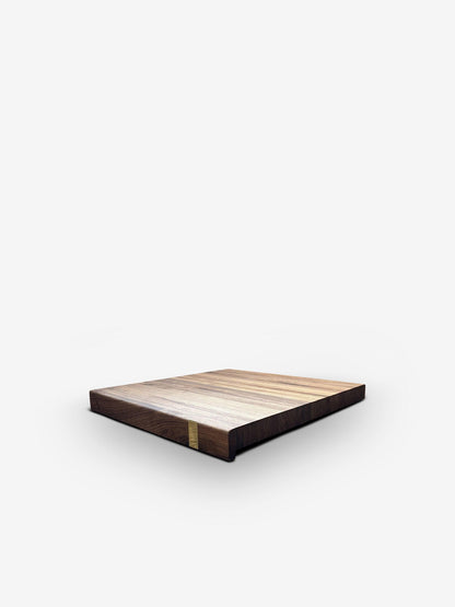 MOD Lip Board with Brass Detail  by Wooden Palate - MONC XIII