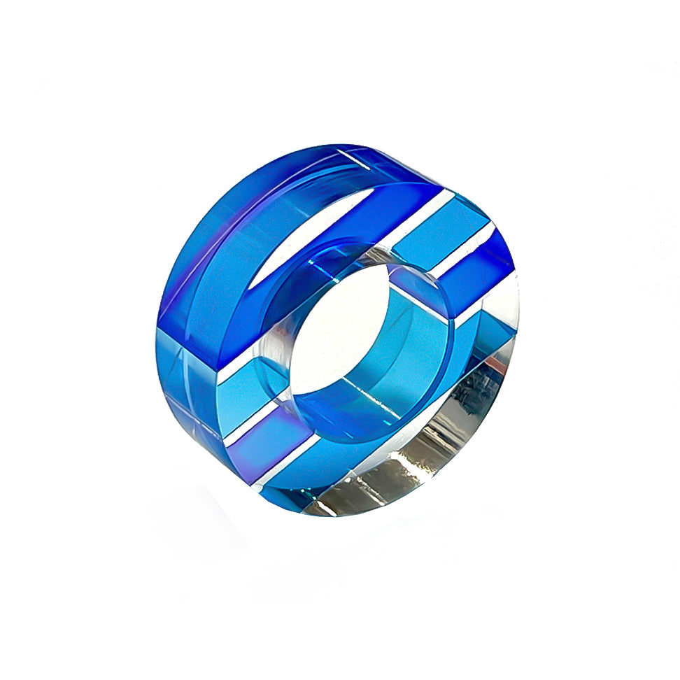 Colorful Round Acrylic Napkin Rings - Set of 4