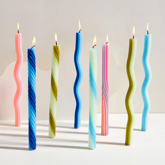 Pivot Candles - Orange, Pink & Lavender (2 pack)