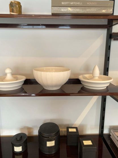 Porcelain Fluted Bowl by John Julian