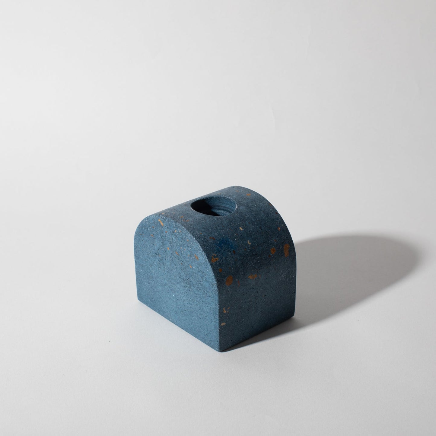 Arch Candlestick Holder | Cobalt Terrazzo