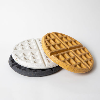 Waffle Trivet | White Terrazzo